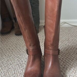 Arturo Chiang brown dress tall boots-women